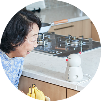 声とテキスト、両方でメッセージを送れます